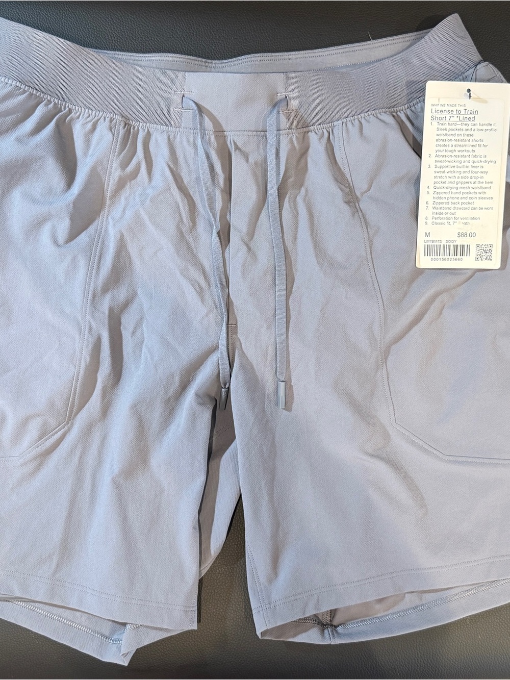 lululemon athletica Updated License to Train Shorts 7” lined in Light Lavender
